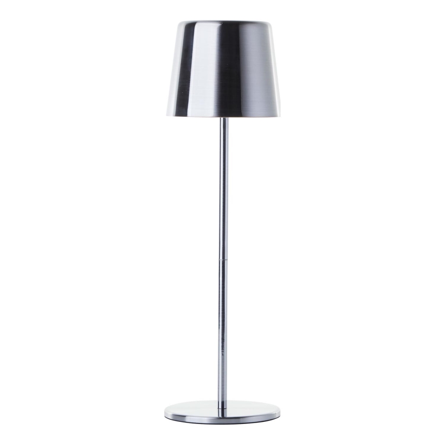 Brilliant - LED Prigušiva dodirna vanjska lampa XAANA LED/4W/5V 3000/4000/6500K 2600 mAh IP44 sjajni krom