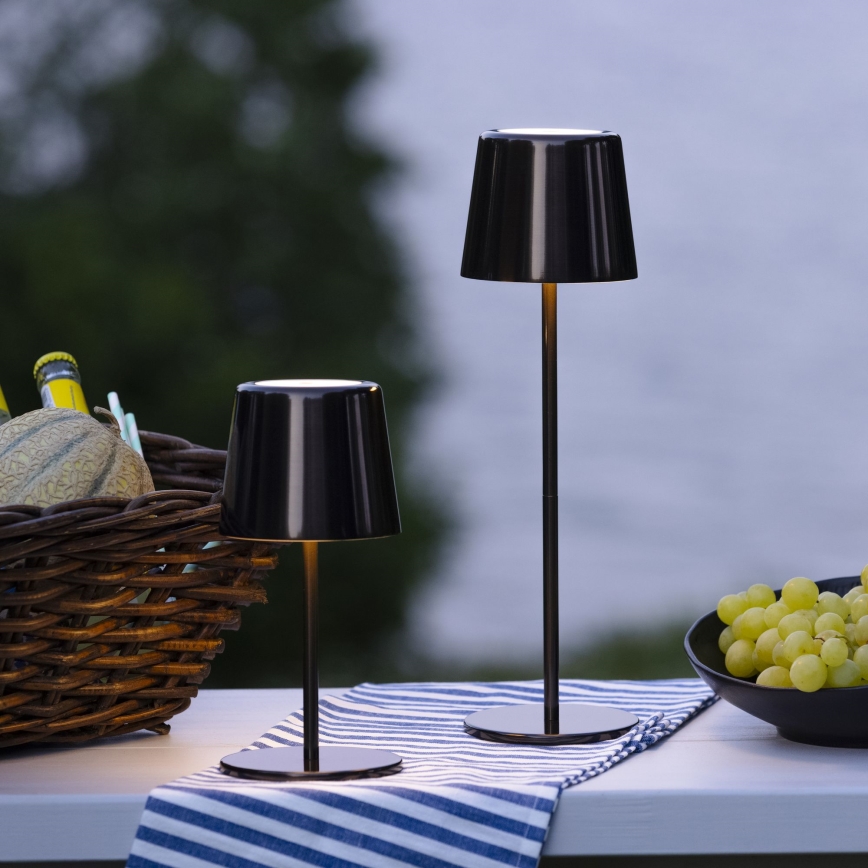 Brilliant - LED Prigušiva dodirna vanjska lampa XAANA LED/4W/5V 3000/4000/6500K IP44 crna