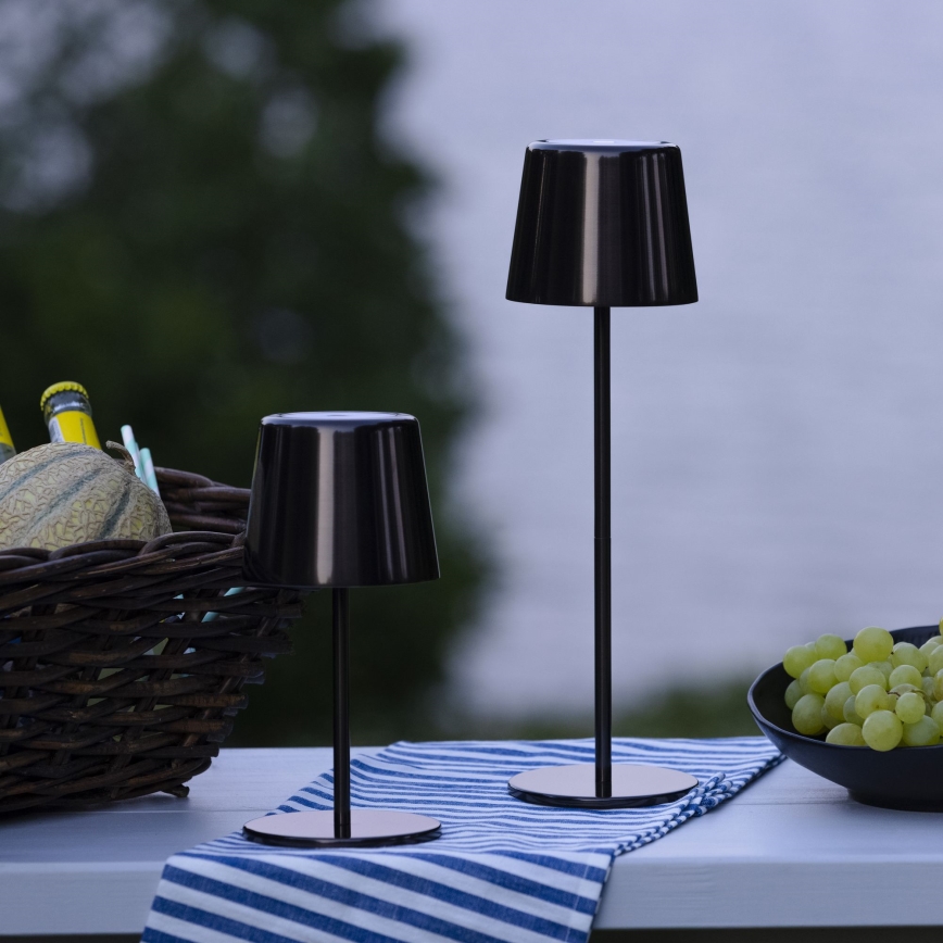 Brilliant - LED Prigušiva dodirna vanjska lampa XAANA LED/4W/5V 3000/4000/6500K IP44 crna