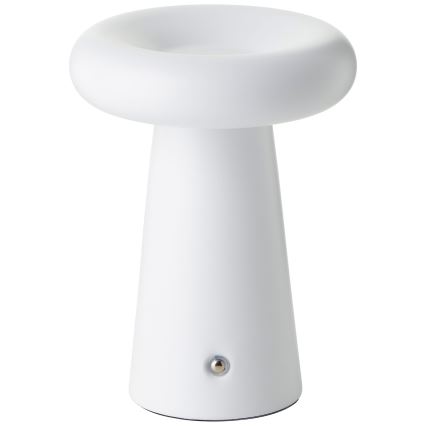 Brilliant - LED Prigušiva dodirna vanjska stolna lampa MUFFIN LED/3W/5V USB 2600 mAh IP44 bijela
