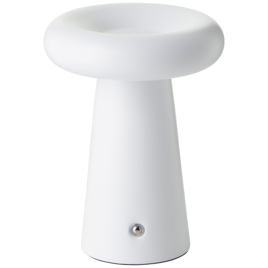 Brilliant - LED Prigušiva dodirna vanjska stolna lampa MUFFIN LED/3W/5V USB 2600 mAh IP44 bijela