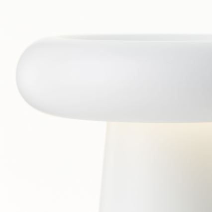 Brilliant - LED Prigušiva dodirna vanjska stolna lampa MUFFIN LED/3W/5V USB 2600 mAh IP44 bijela