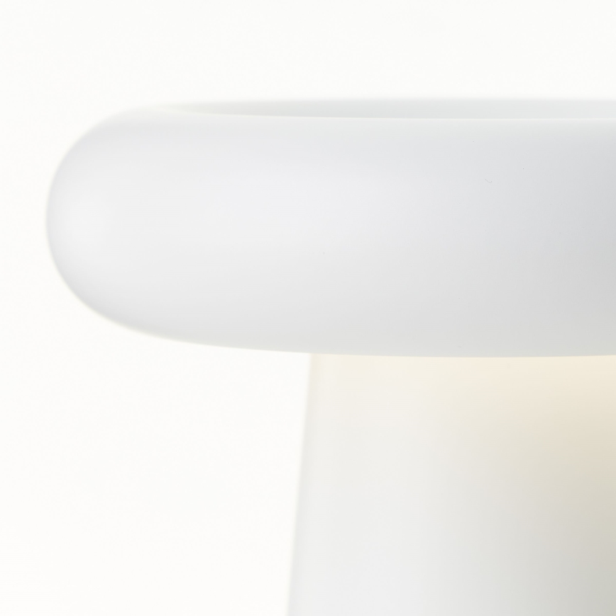 Brilliant - LED Prigušiva dodirna vanjska stolna lampa MUFFIN LED/3W/5V USB 2600 mAh IP44 bijela