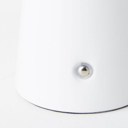 Brilliant - LED Prigušiva dodirna vanjska stolna lampa MUFFIN LED/3W/5V USB 2600 mAh IP44 bijela
