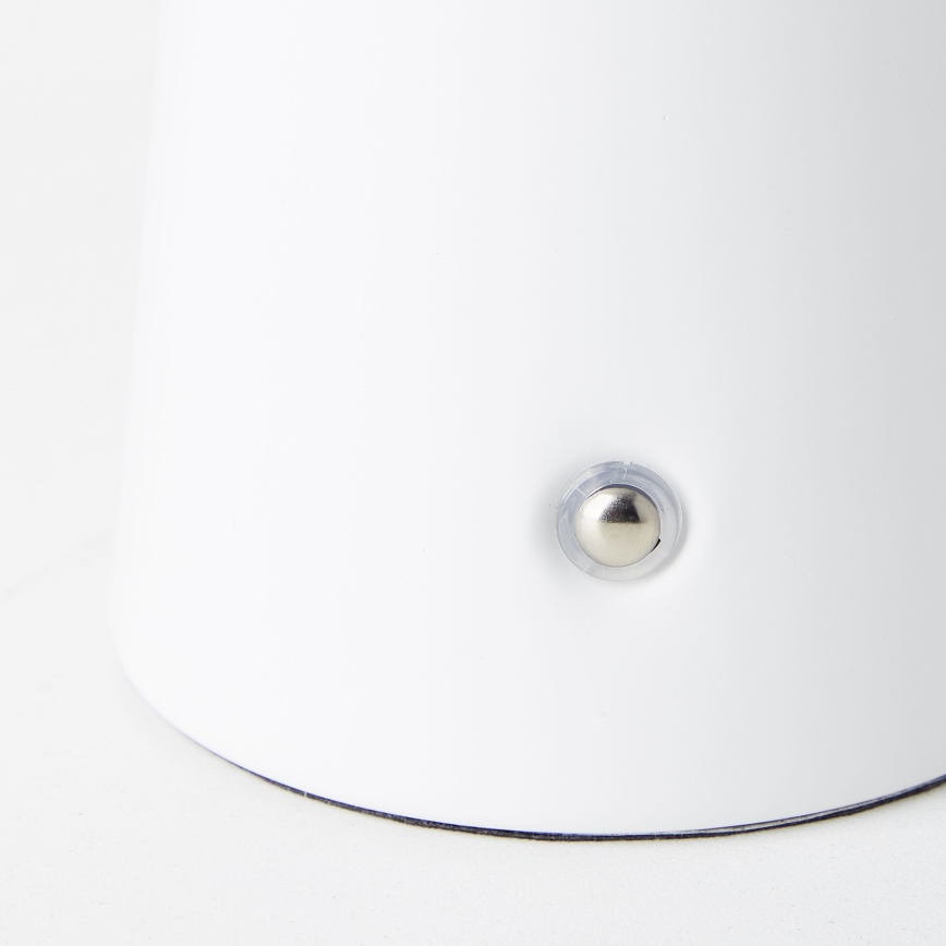 Brilliant - LED Prigušiva dodirna vanjska stolna lampa MUFFIN LED/3W/5V USB 2600 mAh IP44 bijela