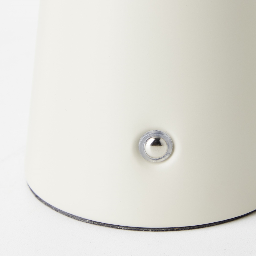 Brilliant - LED Prigušiva stolna lampa na dodir MUFFIN LED/3W/5V USB 2600 mAh IP44 krem