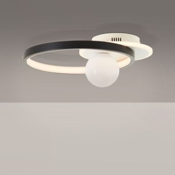 Brilliant - LED Prigušiva stropna svjetiljka ATLANTA LED/24W/230V crna/bijela