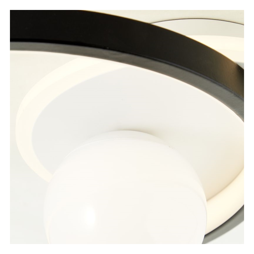 Brilliant - LED Prigušiva stropna svjetiljka ATLANTA LED/24W/230V crna/bijela