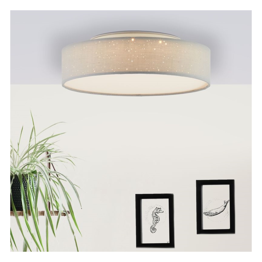 Brilliant - LED Prigušiva stropna svjetiljka BASKA LED/12W/230V pr. 38 cm 3000K