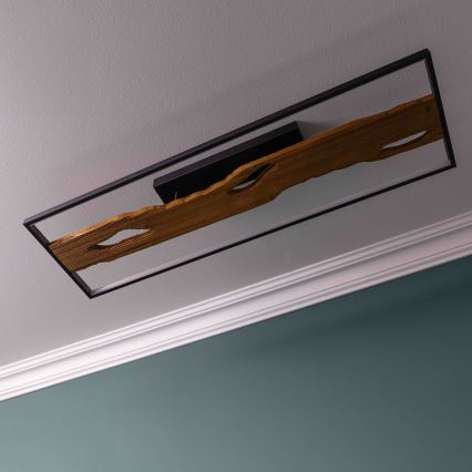 Brilliant - LED Prigušiva stropna svjetiljka CHAUMONT LED/48W/230V kaučukovac - FSC certificirano