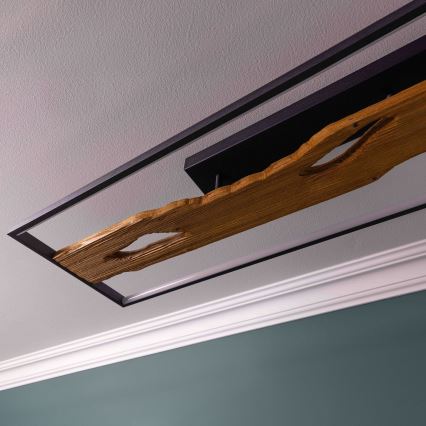 Brilliant - LED Prigušiva stropna svjetiljka CHAUMONT LED/48W/230V kaučukovac - FSC certificirano