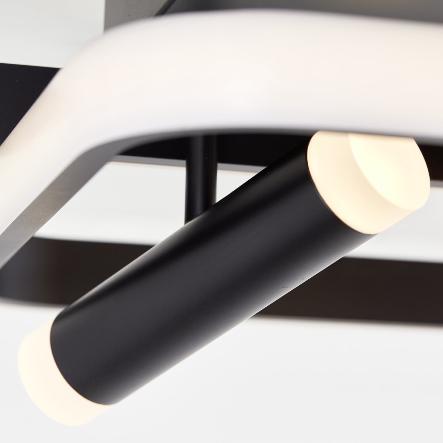 Brilliant - LED Prigušiva stropna svjetiljka DALIDA LED/54W/230V 3000-6500K 45,2x66 cm crna + daljinski upravljač