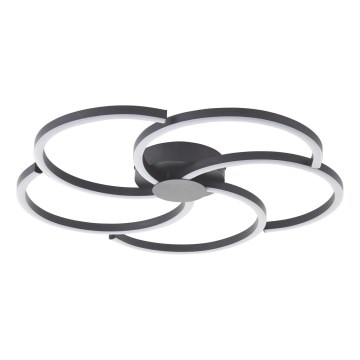 Brilliant - LED Prigušiva stropna svjetiljka FICO LED/32W/230V pr. 57 cm crna