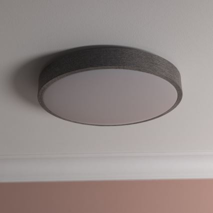 Brilliant - LED Prigušiva stropna svjetiljka FILIZ LED/24W/230V pr. 38,5 cm siva