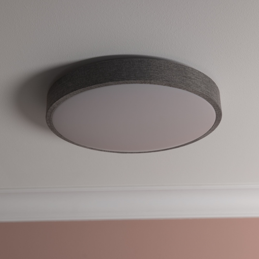 Brilliant - LED Prigušiva stropna svjetiljka FILIZ LED/24W/230V pr. 38,5 cm siva