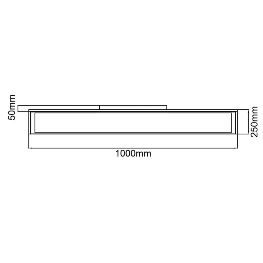 Brilliant - LED Prigušiva stropna svjetiljka FLAT LED/32W/230V 2700-6500K + daljinski upravljač