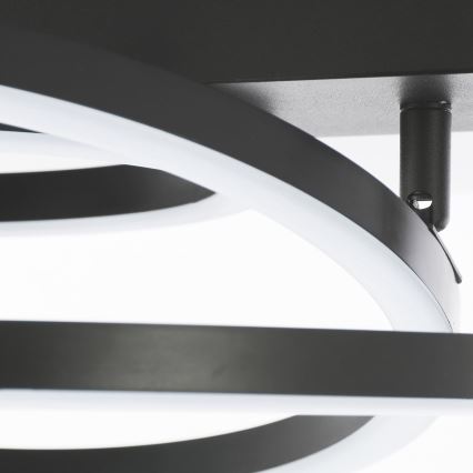 Brilliant - LED prigušiva stropna svjetiljka PEDLEY LED/36W/230V crna