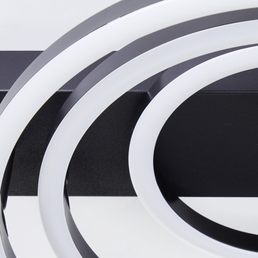 Brilliant - LED prigušiva stropna svjetiljka PEDLEY LED/36W/230V crna