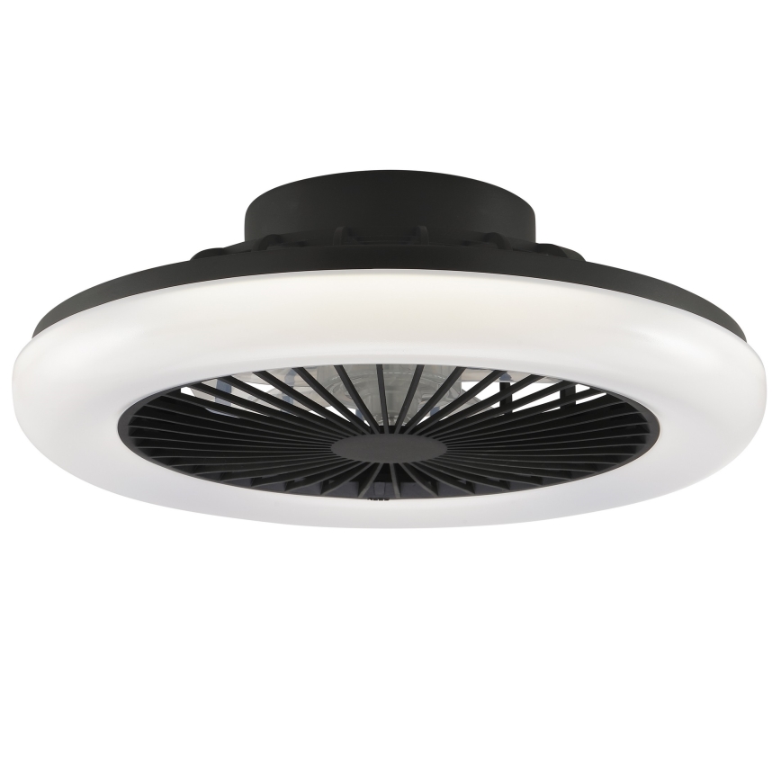 Brilliant - LED prigušivo stropno svjetlo s ventilatorom MONTERO LED/20W/230V 2700-6500K Ø 42 cm crno + daljinski upravljač