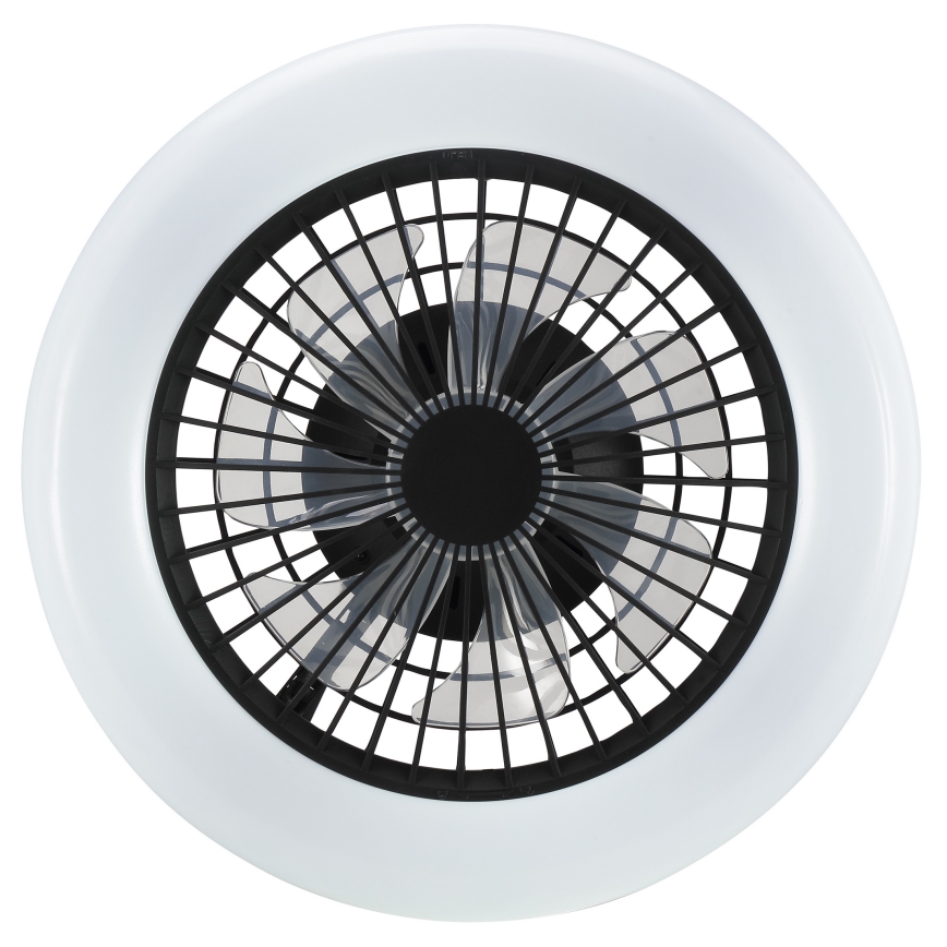 Brilliant - LED prigušivo stropno svjetlo s ventilatorom MONTERO LED/20W/230V 2700-6500K Ø 42 cm crno + daljinski upravljač