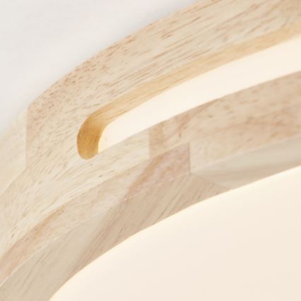 Brilliant - LED Prigušiva stropna svjetiljka WOODBURY LED/24W/230V pr. 39 cm kaučukovac