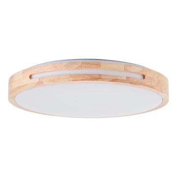 Brilliant - LED Prigušiva stropna svjetiljka WOODBURY LED/24W/230V pr. 39 cm kaučukovac - FSC certificirano
