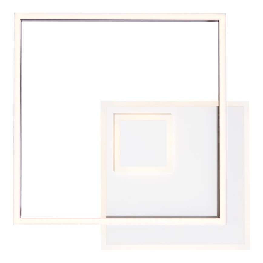 Brilliant - LED Prigušiva stropna svjetiljka IORGO LED/40W/230V 3000K 43,5x43,5 cm bijela/crna