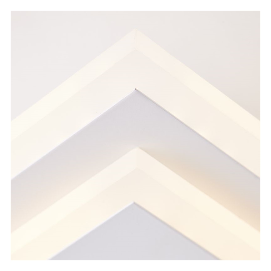 Brilliant - LED Prigušiva stropna svjetiljka IORGO LED/40W/230V 3000K 43,5x43,5 cm bijela/crna