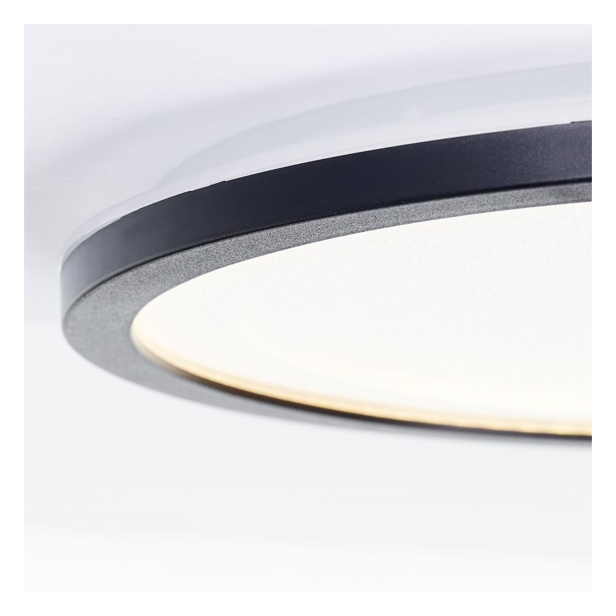 Brilliant - LED Prigušiva stropna svjetiljka MOSAKO LED/20W/230V 2700K pr. 29,5 cm crna