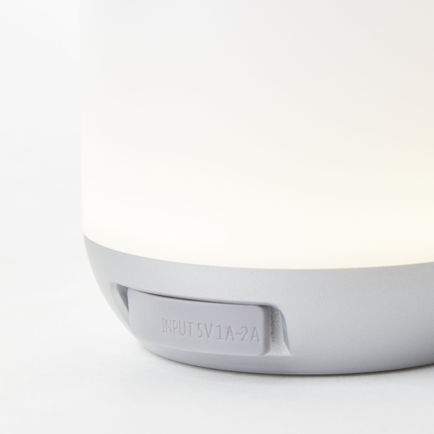 Brilliant - LED Prigušiva vanjska stolna lampa GEMMA LED/1,9W/5V IP44 bijela