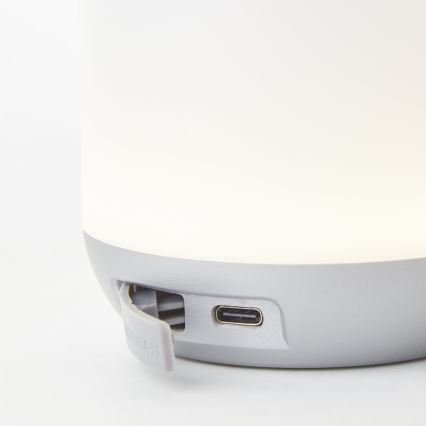 Brilliant - LED Prigušiva vanjska stolna lampa GEMMA LED/1,9W/5V IP44 bijela