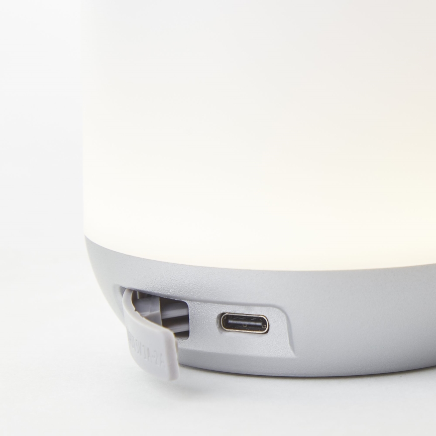 Brilliant - LED Prigušiva vanjska stolna lampa GEMMA LED/1,9W/5V IP44 bijela
