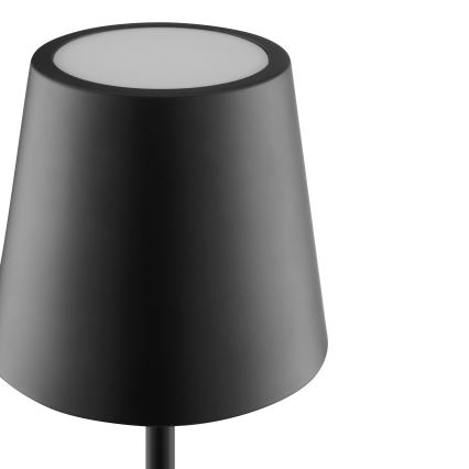 Brilliant - LED punjiva dodirna vanjska stolna lampa ELORA s mogućnošću prigušivanja LED/2,5W/5V 2700K 2600 mAh IP44 crna