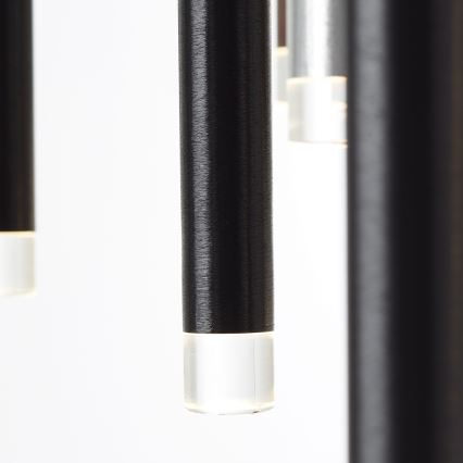 Brilliant - LED luster s mogućnošću prigušivanja na sajli CEMBALO LED/70W/230V matni krom/crna/smeđa