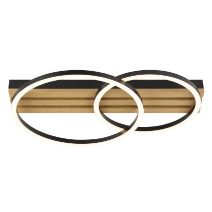 Brilliant - LED prigušivo stropno svjetlo CALMA LED/21W/230V crna