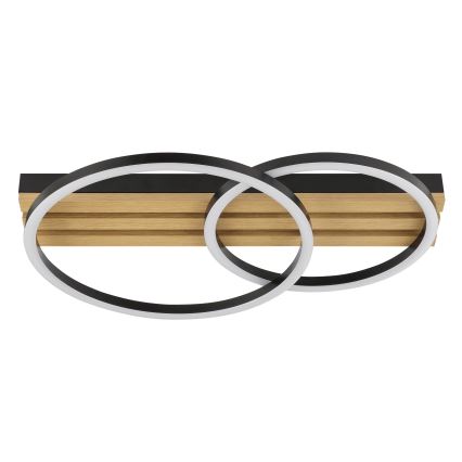 Brilliant - LED prigušivo stropno svjetlo CALMA LED/21W/230V crna