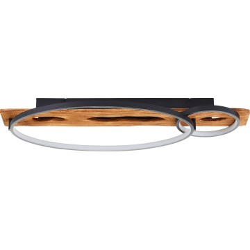 Brilliant - LED Prigušivo stropno svjetlo PIRUS LED/30W/230V 30x70 cm gumovo drvo