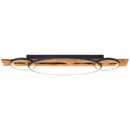 Brilliant - LED stropno svjetlo PIRUS, prigušivo, LED/40W/230V, 30x90 cm, kaučukovo drvo