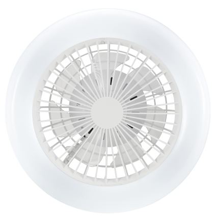 Brilliant - LED stropno svjetlo s prigušivanjem i ventilatorom MONTERO LED/20W/230V 2700-6500K Ø 42 cm bijela + daljinski upravljač