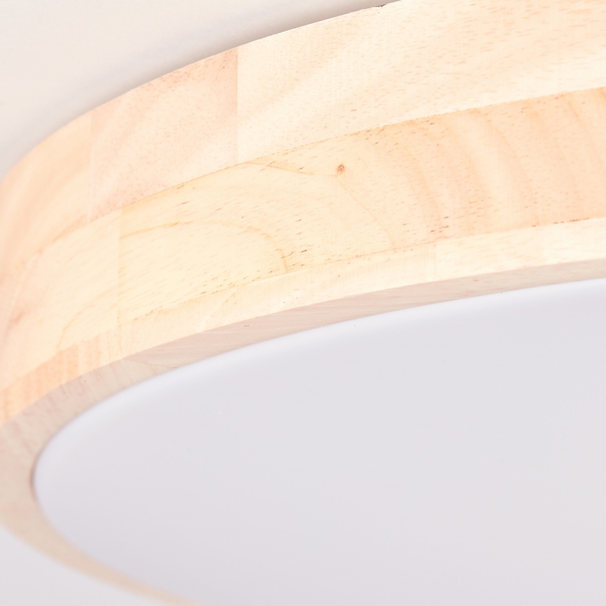 Brilliant - LED stropna svjetiljka s mogućnošću prigušivanja SLIMLINE LED/60W/230V 3000-6500K Ø 45 cm, finiš kaučukovca + s daljinskim upravljačem