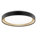 Brilliant - LED prigušivo stropno svjetlo WALDO LED/36W/230V 3000-6500K promjer 48,5 cm crno/zlatno + daljinski upravljač