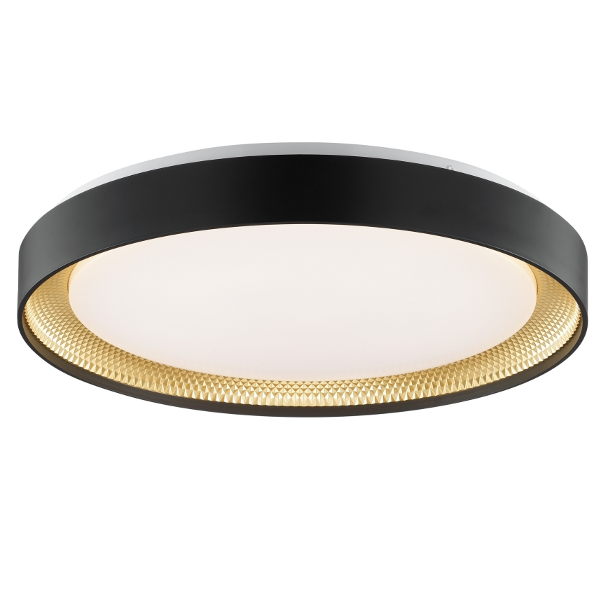 Brilliant - LED prigušivo stropno svjetlo WALDO LED/36W/230V 3000-6500K promjer 48,5 cm crno/zlatno + daljinski upravljač