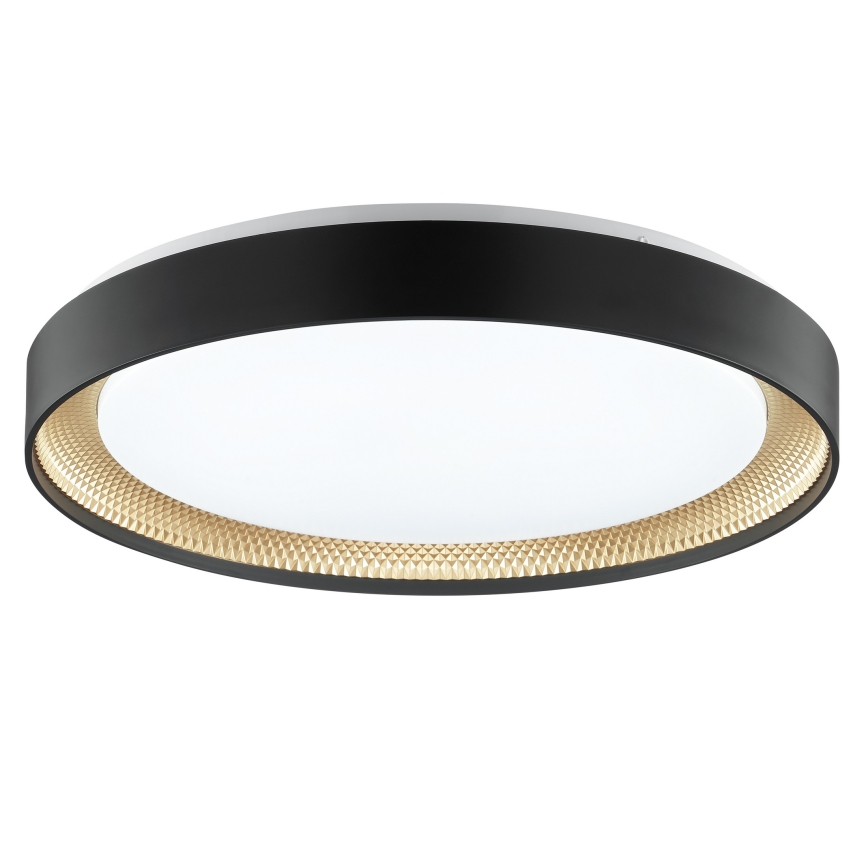 Brilliant - LED prigušivo stropno svjetlo WALDO LED/36W/230V 3000-6500K promjer 48,5 cm crno/zlatno + daljinski upravljač