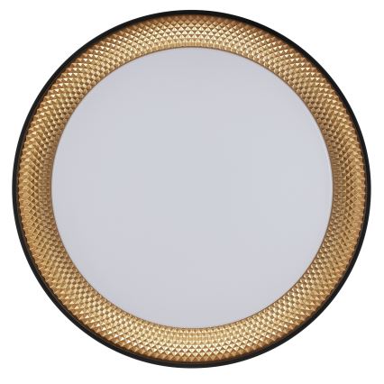 Brilliant - LED prigušivo stropno svjetlo WALDO LED/36W/230V 3000-6500K promjer 48,5 cm crno/zlatno + daljinski upravljač