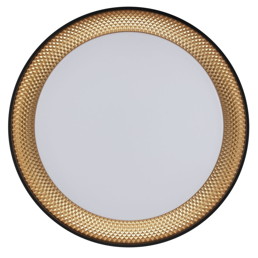 Brilliant - LED prigušivo stropno svjetlo WALDO LED/36W/230V 3000-6500K promjer 48,5 cm crno/zlatno + daljinski upravljač