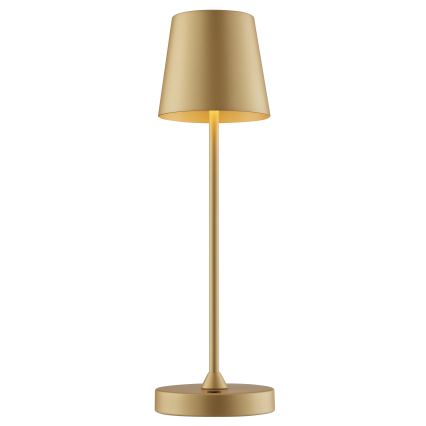 Brilliant - LED prigušiva punjiva na dodir vanjska stolna lampa ELORA LED/2,5W/5V 2700K 2600 mAh IP44 zlatna