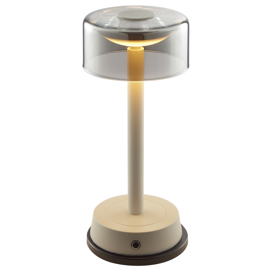 Brilliant - LED s možností prigušivanja punjiva dodirna vanjska stolna lampa RAZOR LED/2,5W/5V 2700K 2600 mAh IP44 siva