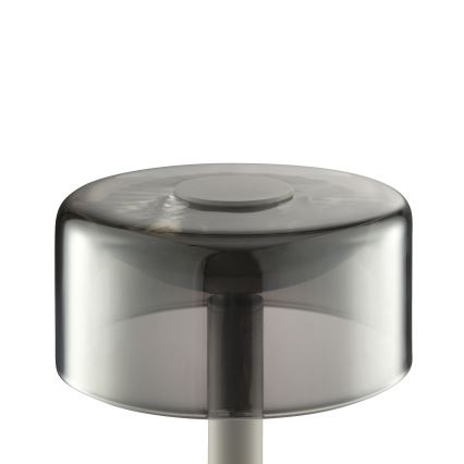 Brilliant - LED s možností prigušivanja punjiva dodirna vanjska stolna lampa RAZOR LED/2,5W/5V 2700K 2600 mAh IP44 siva