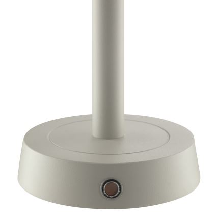 Brilliant - LED s možností prigušivanja punjiva dodirna vanjska stolna lampa RAZOR LED/2,5W/5V 2700K 2600 mAh IP44 siva