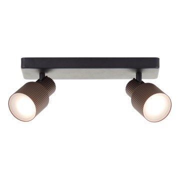 Brilliant - LED Reflektorska svjetiljka CADIZ 2xGU10/5W/230V brončana